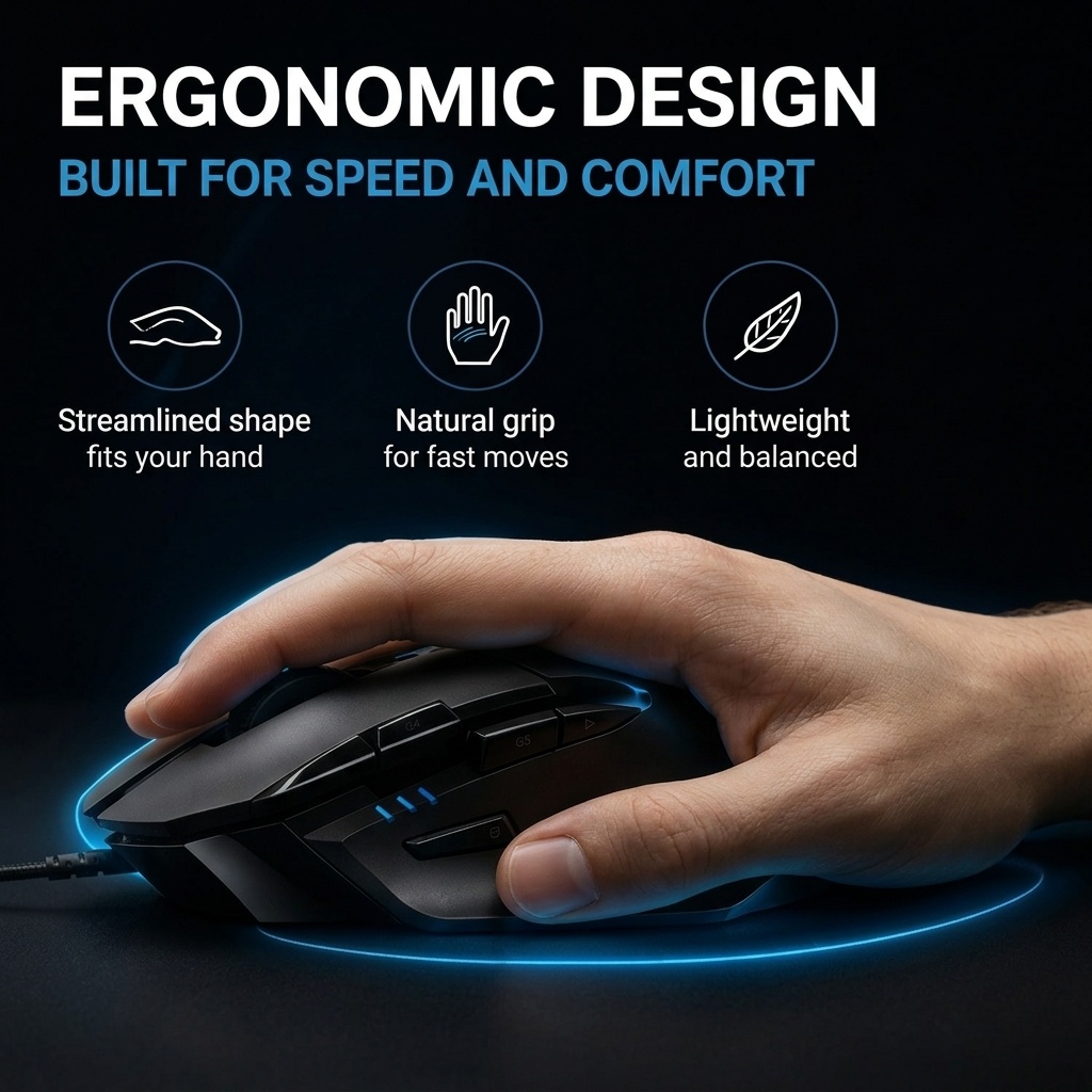 Logitech G402 Mouse Gaming E-S - Esports Gaming Logos ulasan dan harga