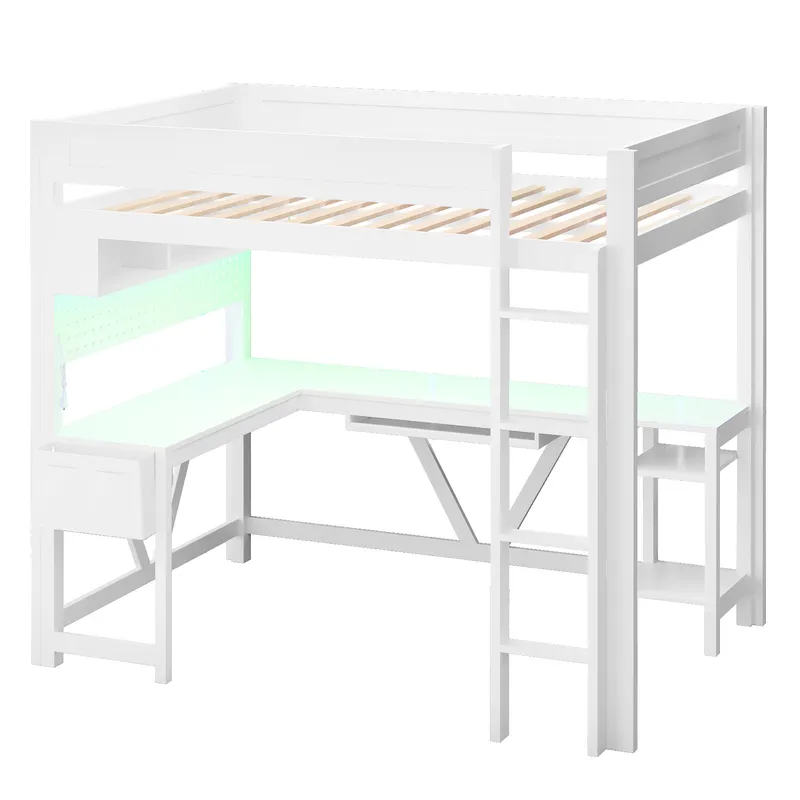 Tempat Tidur Loft Gaming Putih - Esports Gaming Bed ulasan dan harga